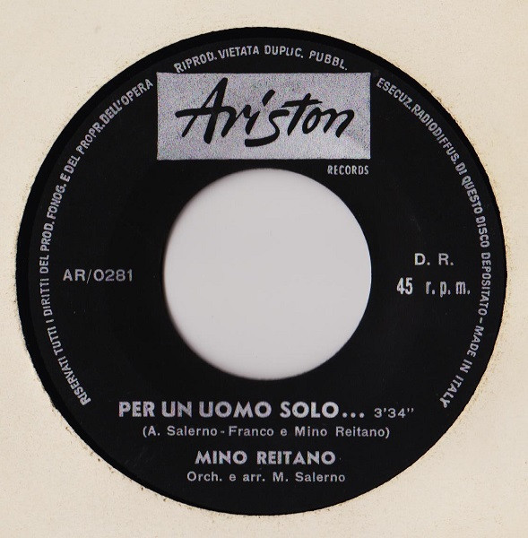Mino Reitano - Una Chitarra, Cento Illusioni | Ariston Records (AR/0281) - 4