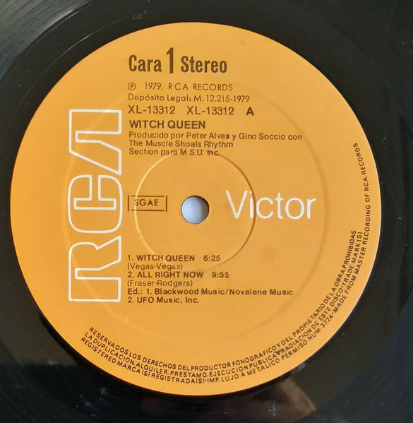 Witch Queen - Witch Queen | RCA Victor (XL 13312) - 3