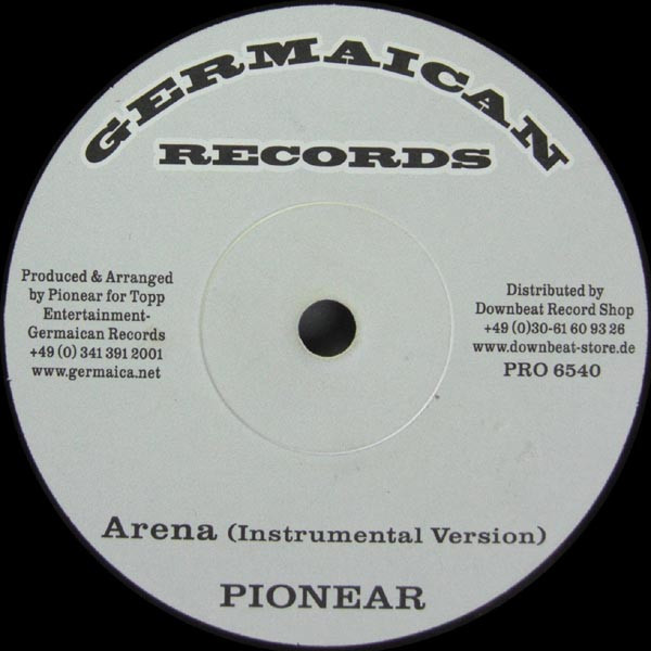 Tolga , Gentleman , Daddy Rings / Pionear - Arena | Germaican Records (PRO 6540) - 2