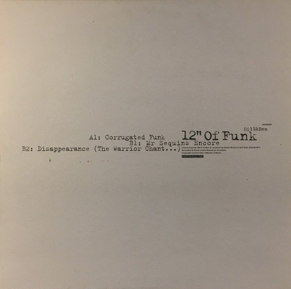 Bill & Ben - 12" Of Funk | Harthouse (HHUK006) - 2