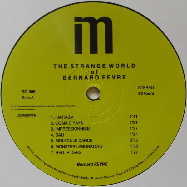 Bernard Fevre - The Strange World Of Bernard Fevre | Sound Obsession (SO 005) - 3