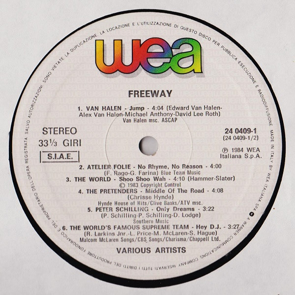 Various - Freeway | WEA (24 0409-1) - main