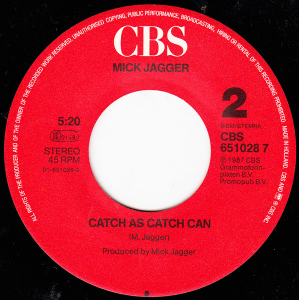 Mick Jagger - Let's Work | CBS (CBS 651028 7) - 4