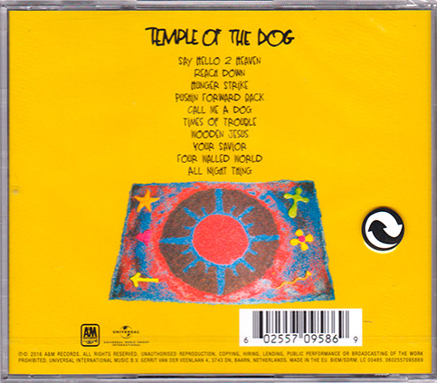 Temple Of The Dog - Temple Of The Dog | A&M Records (0602557095869) - 2