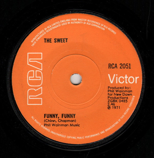 The Sweet - Funny, Funny | RCA Victor (RCA 2051)