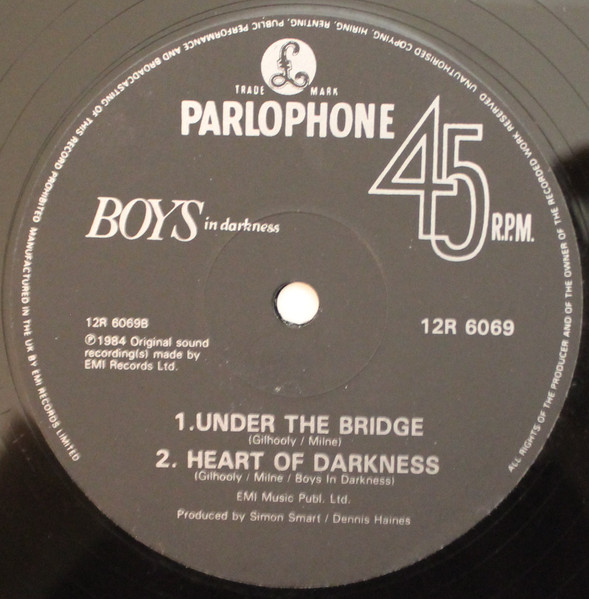 Boys In Darkness - Heart Of Darkness | Parlophone (12R 6069) - 3