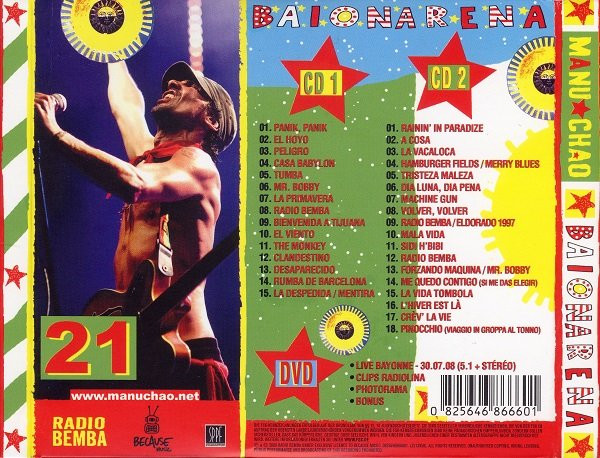 Radio Bemba Sound System - Manu Chao - Baionarena | Because Music (0825646866601) - 2