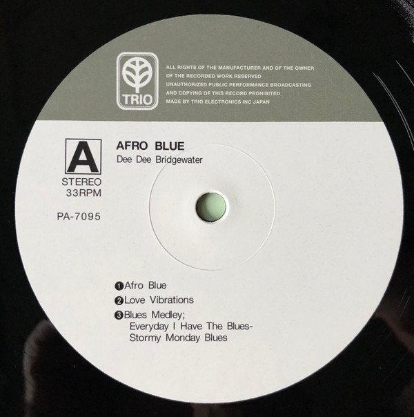 Dee Dee Bridgewater - Afro Blue | Mr Bongo (MRBLP216) - 4