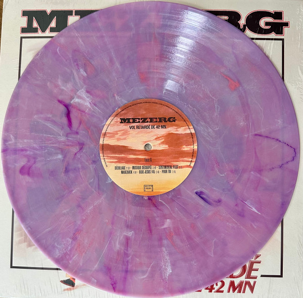 MEZERG - Vol Retardé de 42 Mn (Limited Edition - Lavender marble swirl Vinyl) [Vinyl] | Diggers Factory (MEZLP004) - 3