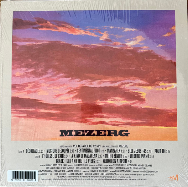 MEZERG - Vol Retardé de 42 Mn (Limited Edition - Lavender marble swirl Vinyl) [Vinyl] | Diggers Factory (MEZLP004) - 2