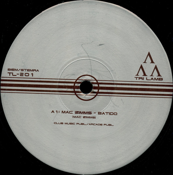 Mac Zimms / D-Factor / Talespin - Batido / Sub-Division / Bouncer | Tri Lamb (TL-201) - 3 Mac Zimms / D-Factor / Talespin - Batido / Sub-Division / Bouncer | Tri Lamb (TL-201) - 3