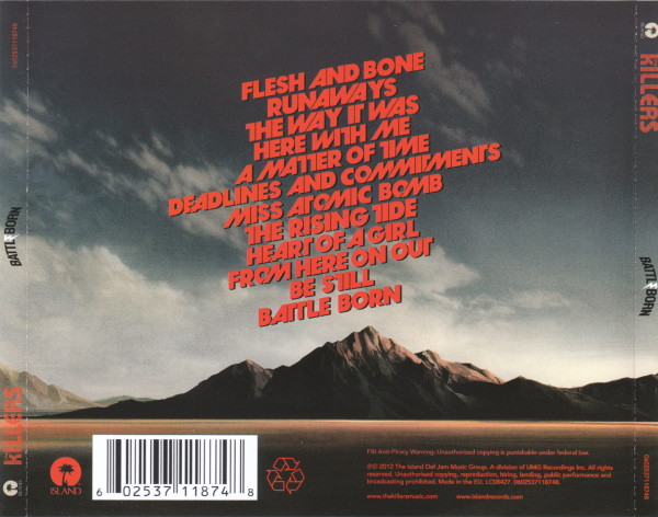 The Killers - Battle Born | Island Records (0602537118748) - 2