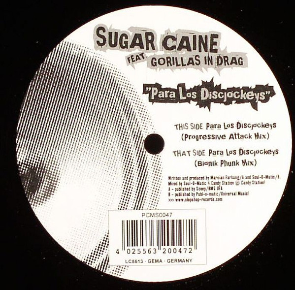 Sugar Caine Featuring Gorilla In Drag - Para Los Discjockeys | ProgCity (PCMS0047) - main Sugar Caine Featuring Gorilla In Drag - Para Los Discjockeys | ProgCity (PCMS0047) - main