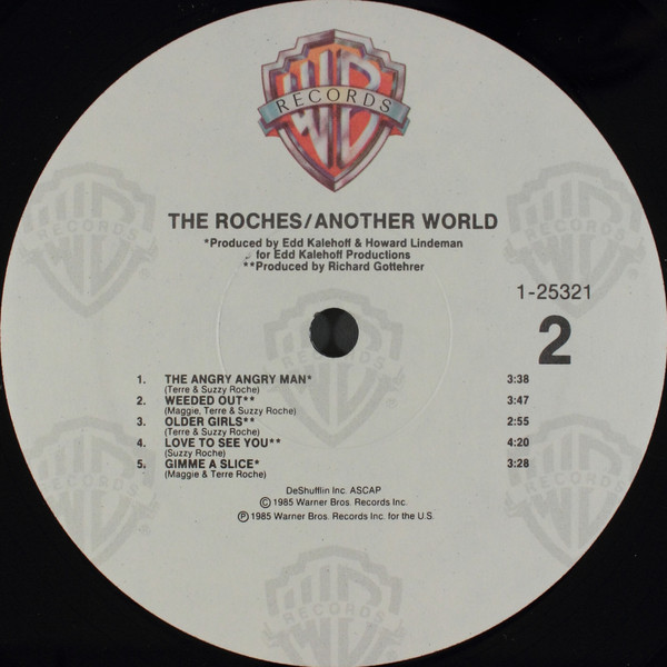 The Roches - Another World | Warner Bros. Records (1-25321) - 4 The Roches - Another World | Warner Bros. Records (1-25321) - 4