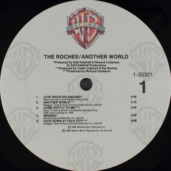 The Roches - Another World | Warner Bros. Records (1-25321) - 3 The Roches - Another World | Warner Bros. Records (1-25321) - 3