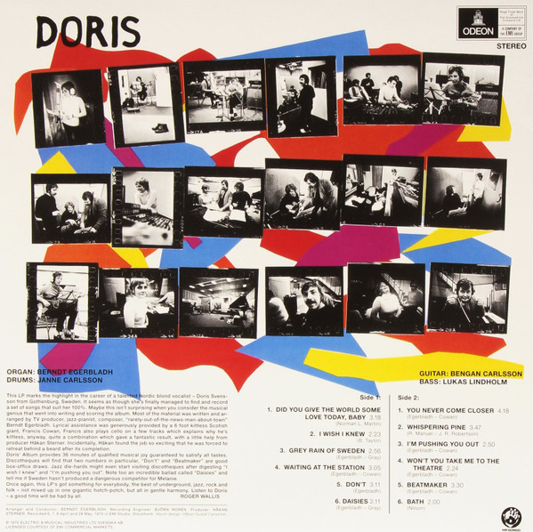 Doris - Did You Give The World Some Love Today, Baby | Mr Bongo (MRBLP010) - 2 Doris - Did You Give The World Some Love Today, Baby | Mr Bongo (MRBLP010) - 2