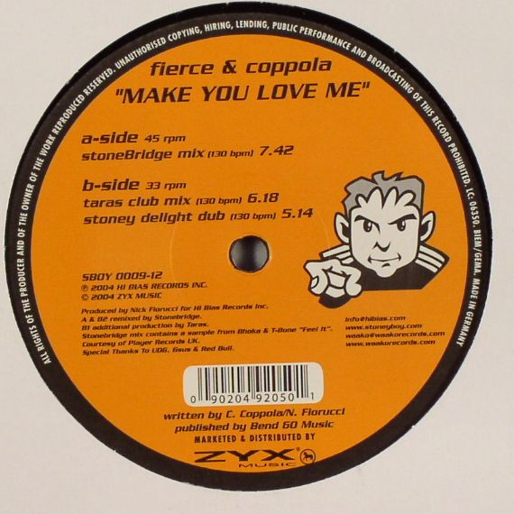 Nick Fierce & Carlo Coppola - Make You Love Me | Stoney Boy Music (SBOY 0009-12) - main