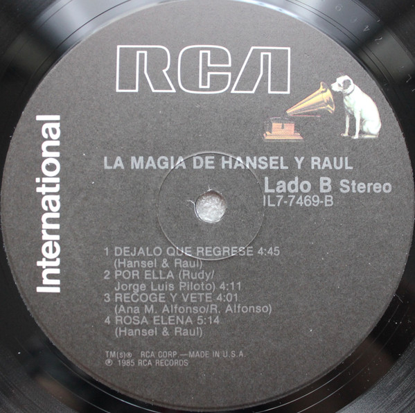 Hansel & Raul - La Magia De Hansel & Raul | RCA International (IL7-7469) - 4 Hansel & Raul - La Magia De Hansel & Raul | RCA International (IL7-7469) - 4