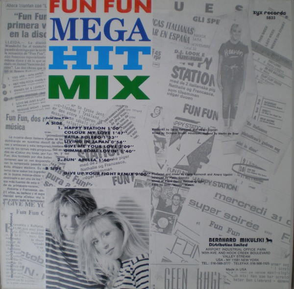 Fun Fun - Mega Hit Mix | ZYX Records (ZYX 5833)