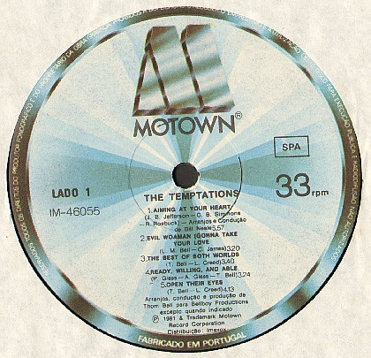 The Temptations - The Temptations | Motown (IM 46055) - 3