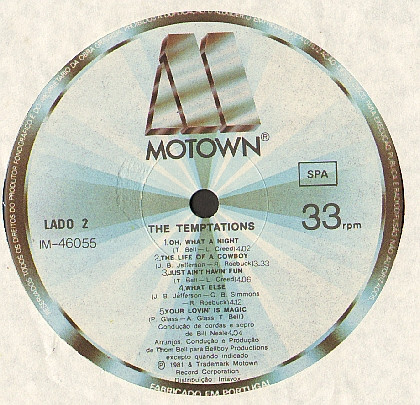 The Temptations - The Temptations | Motown (IM 46055) - 2