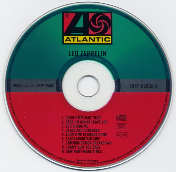 Led Zeppelin - Led Zeppelin | Atlantic (7567-82632-2) - 3