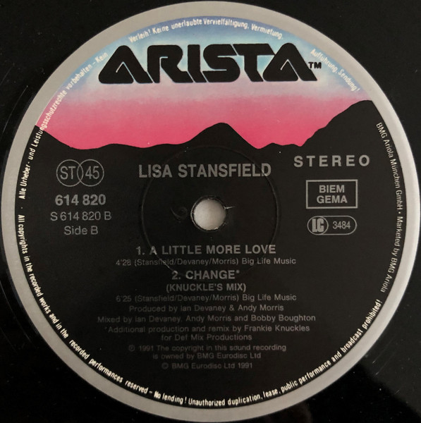 Lisa Stansfield - Change | Arista (614 820) - 4 Lisa Stansfield - Change | Arista (614 820) - 4