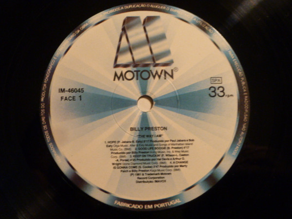 Billy Preston - The Way I Am | Motown (IM-46045) - 3 Billy Preston - The Way I Am | Motown (IM-46045) - 3
