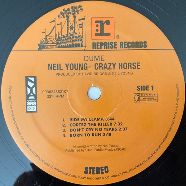 Neil Young With Crazy Horse - Dume | Reprise Records (093624882107) - 4 Neil Young With Crazy Horse - Dume | Reprise Records (093624882107) - 4