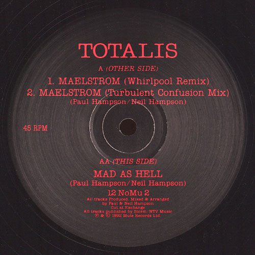 Totalis - Maelstrom / Mad As Hell | NovaMute (12 NoMu 2) - 3
