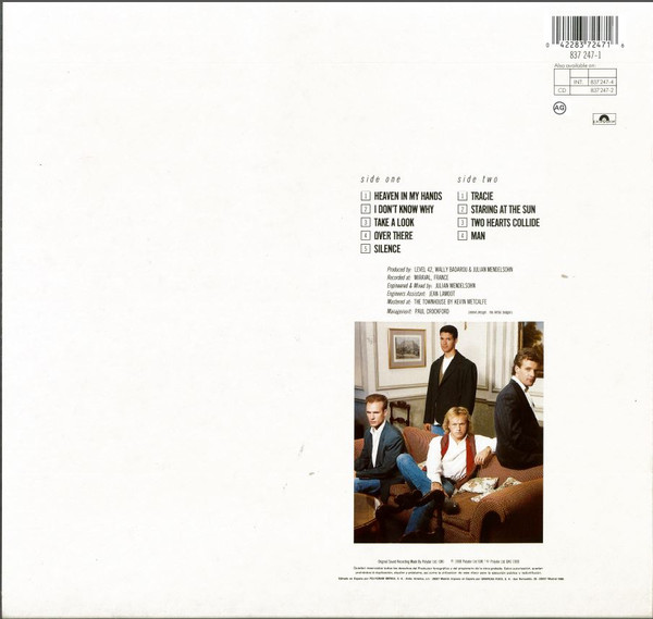 Level 42 - Staring At The Sun | Polydor (837 247-1) - 2