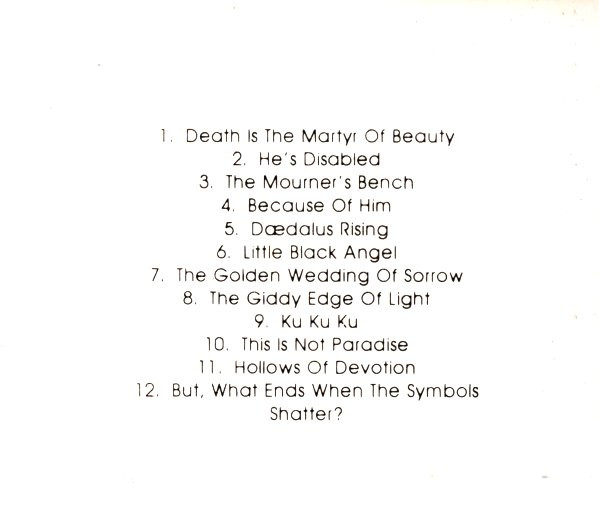 Death In June - But, What Ends When The Symbols Shatter? | New European Recordings (BAD VC CD36) - 3