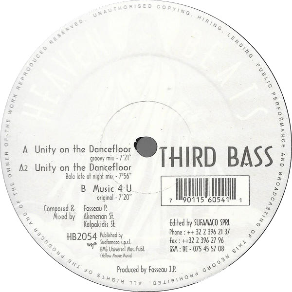 Third Bass - Unity On The Dancefloor | Heaven Beats Rec. (HB 2054) - main Third Bass - Unity On The Dancefloor | Heaven Beats Rec. (HB 2054) - main