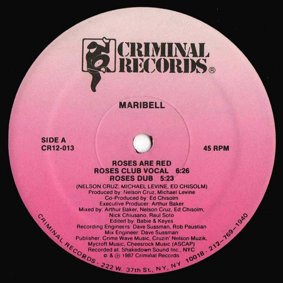 Maribell - Roses Are Red | Criminal Records (CR12-013) - 3 Maribell - Roses Are Red | Criminal Records (CR12-013) - 3