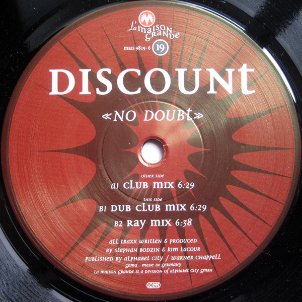 Discount - No Doubt | La Maison Grande (mais9819-6)