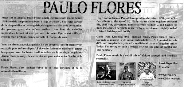 Paulo Flores - Best Of | Frikyiwa (FRIKCD1767) - 3
