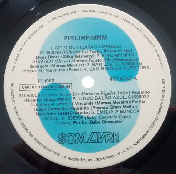 Various - Pirlimpimpim | Som Livre (403.6265) - 2 Various - Pirlimpimpim | Som Livre (403.6265) - 2