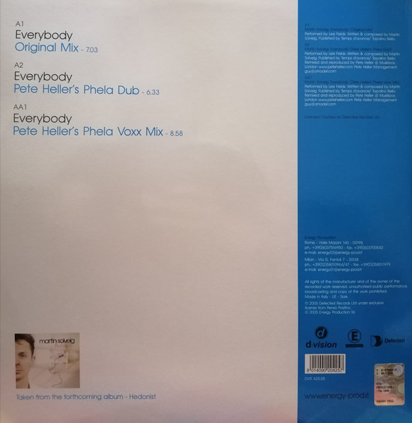 Martin Solveig - Everybody | D:vision Records (DVR 425.05) - 2 Martin Solveig - Everybody | D:vision Records (DVR 425.05) - 2