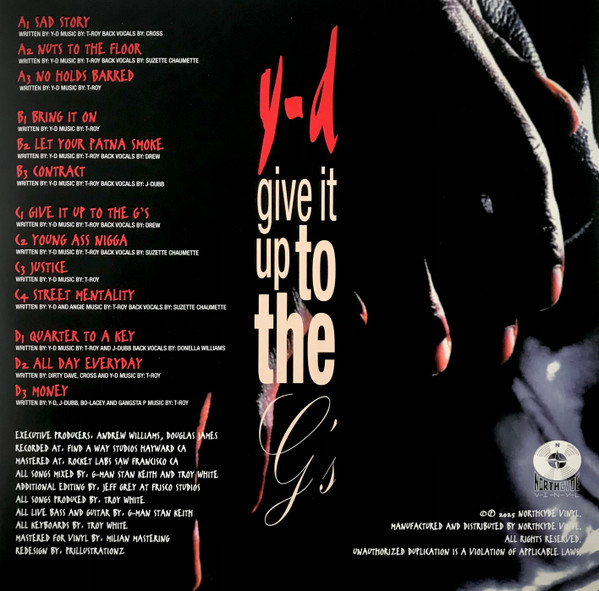 YD - Give It Up To The G's | NorthCyde Vinyl (NCV028) - 2 YD - Give It Up To The G's | NorthCyde Vinyl (NCV028) - 2