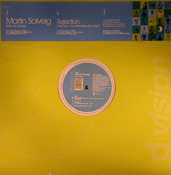 Martin Solveig Feat. Jay Sebag - Rejection (Part Two - The Alternative Remixes) | D:vision Records (DVR 496.07) - main