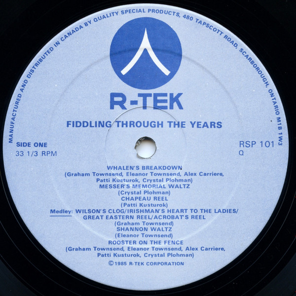 Various - Fiddling Through The Years | R-Tek (RSP 101) - 3