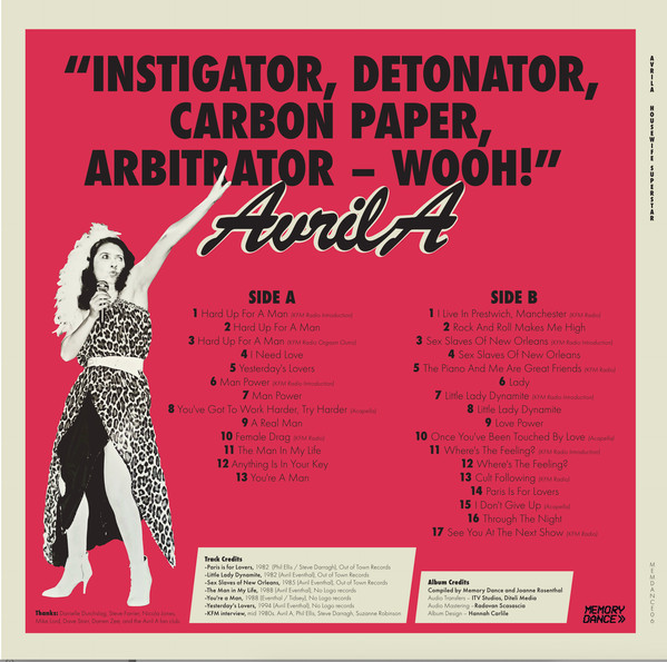 Avril A - Housewife Superstar | Memory Dance (MEMDANCE06) - 2