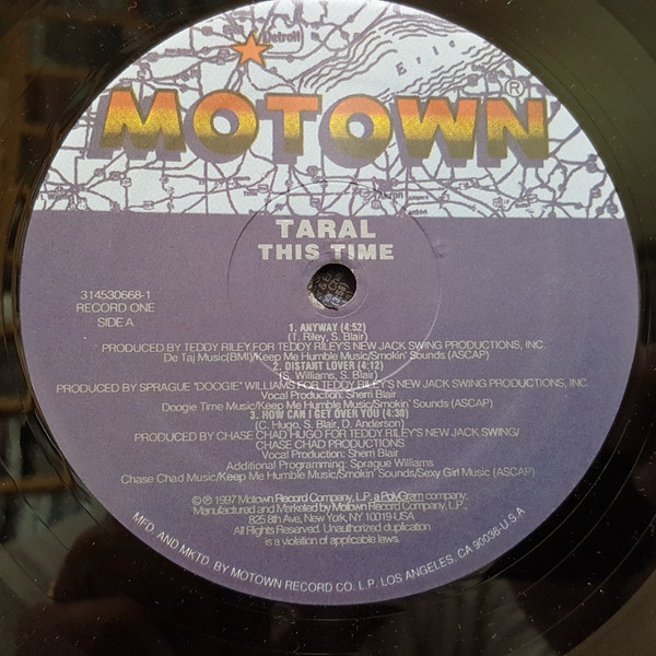Taral - This Time | Motown (314530668-1) - 3 Taral - This Time | Motown (314530668-1) - 3