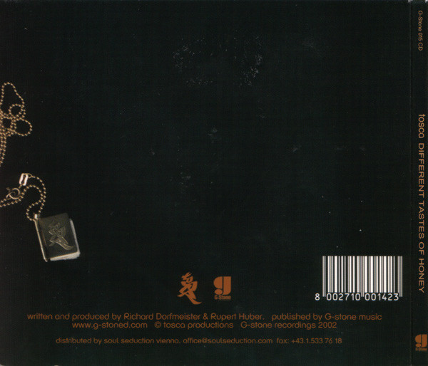 Tosca - Different Tastes Of Honey | G-Stone Recordings (G-Stone 015 CD) - 2