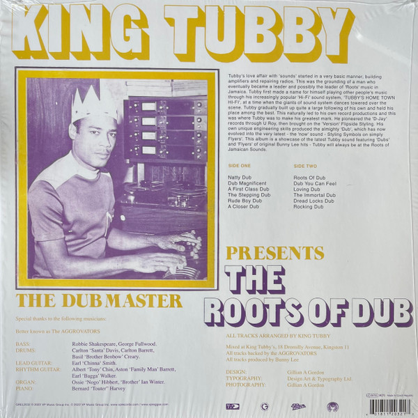 King Tubby - Presents The Roots Of Dub | Greensleeves Records (GREL2032) - 2