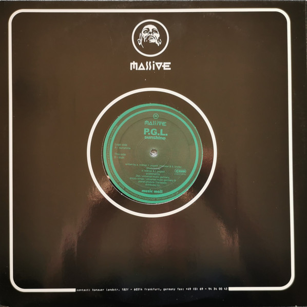 P.G.L. - Sunshine | Massive Records (MAS 24) - main
