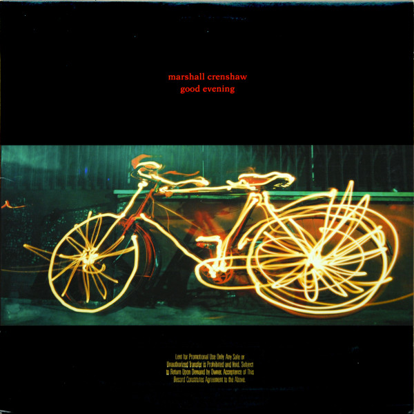 Marshall Crenshaw - Good Evening | Warner Bros. Records (9 25908-1) Marshall Crenshaw - Good Evening | Warner Bros. Records (9 25908-1)