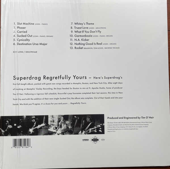 Superdrag - Regretfully Yours | Elektra (RCV1 61900) - 2