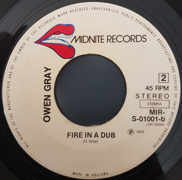 Owen Gray - Fire In A Trenchtown | Midnite Records (MIR-S-01001) - 2