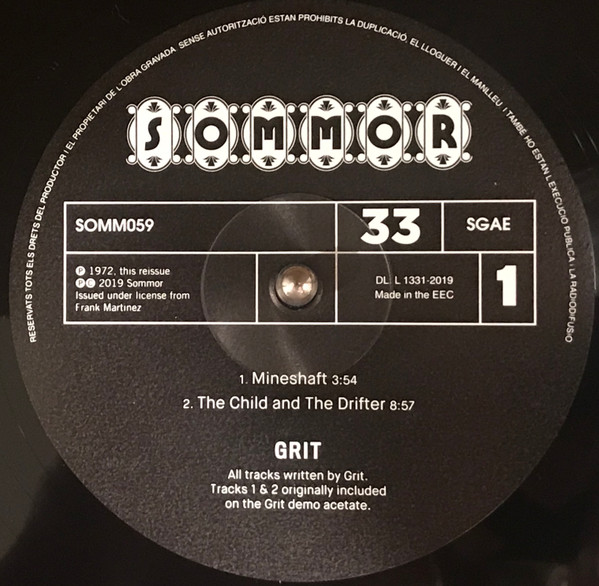 Grit - Grit | Sommor (Somm059) - 3